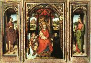 Hans Memling Triptych oil on canvas